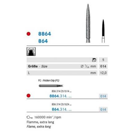 Komet Diamant FG 8864.314.014