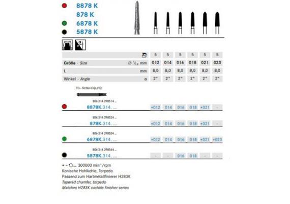 Komet Diamant FG 8878K.314.018