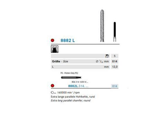 Komet Diamant FG 8882L.314.014