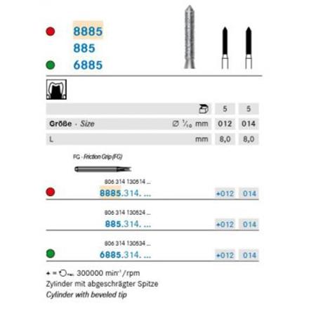 Komet Diamant FG 8885.314.012