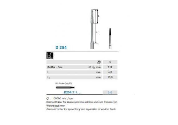 Komet Diamant FG D254.314.012