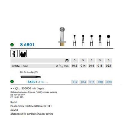 Komet Diamant FG S6801.314.018