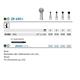 Komet Diamant FG ZR6801.314.010