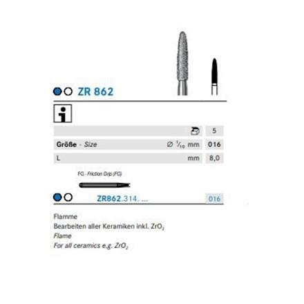 Komet Diamant FG ZR862.314.016