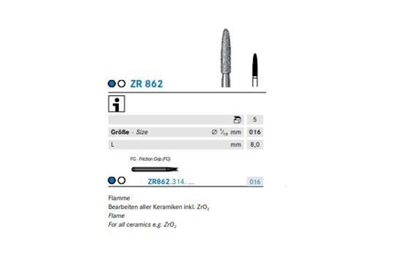 Komet Diamant FG ZR862.314.016