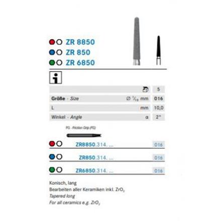 Komet Diamant FG ZR8850.314.016