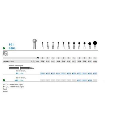 Komet Diamant rund HS 6801.104.023