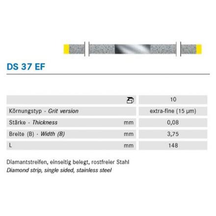 Komet Diamant Streifen extra-fein gelb DS37EF