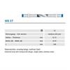 Komet Diamant Streifen mittel blau WS37
