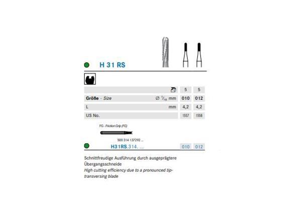 Komet HM FG H31RS.314.012