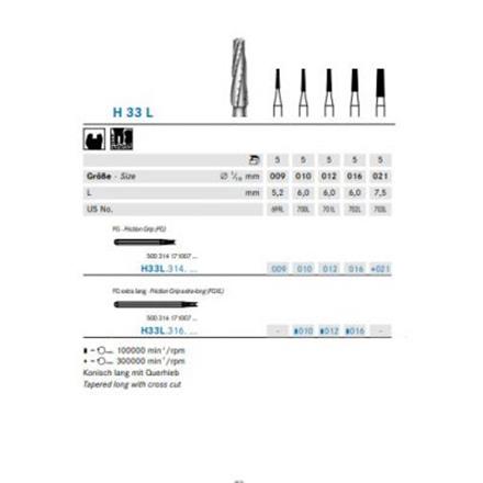 Komet HM FG H33L.316.016