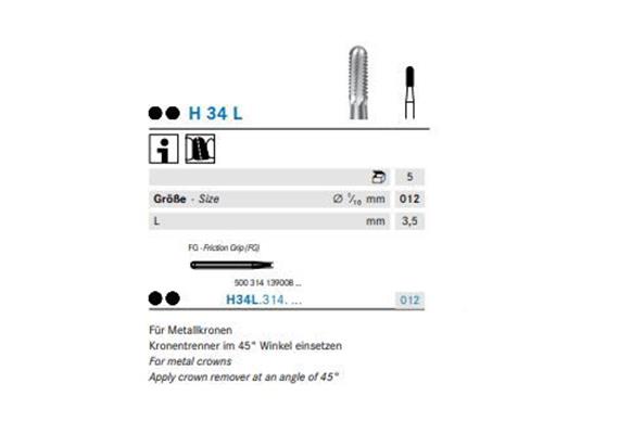 Komet HM FG H34L.314.012