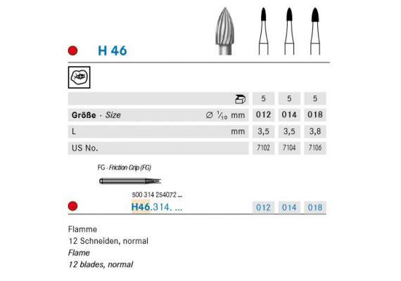 Komet HM FG H46.314.012