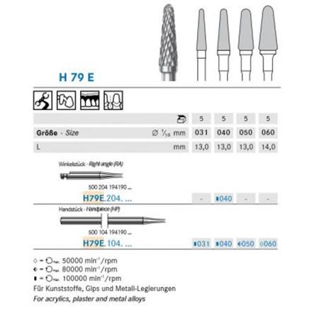 Komet HM Fräse HS H79E.104.040