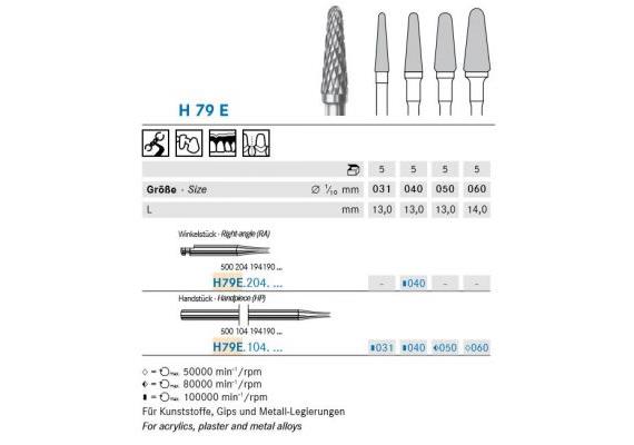 Komet HM Fräser HS H79E.104.050