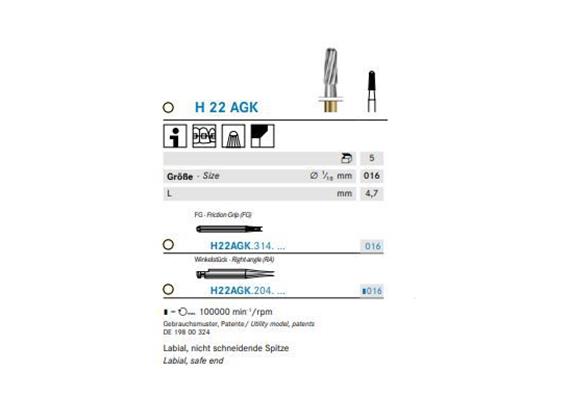 Komet HM WS H22AGK.204.016