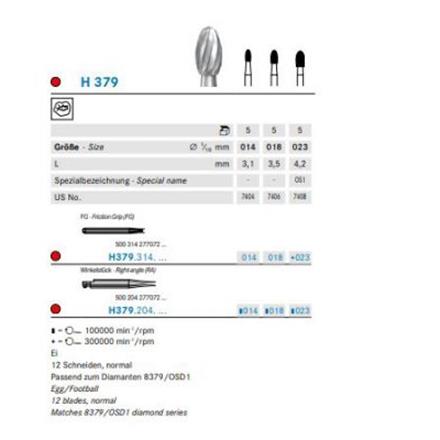 Komet HM WS H379.204.018