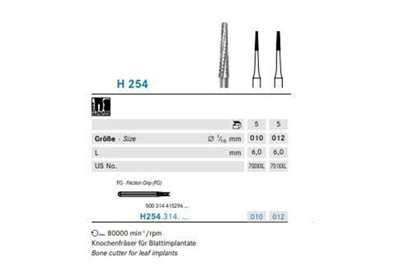 Komet Knochenfräser FG H254.314.010