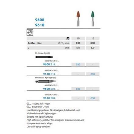 Komet Polierer FG 9618.314.030