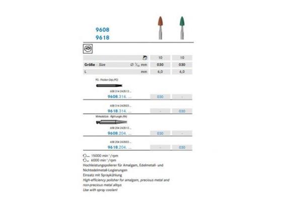 Komet Polierer FG 9618.314.030