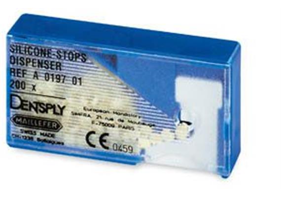 Maillefer Silicone Stops gelb Dispenser