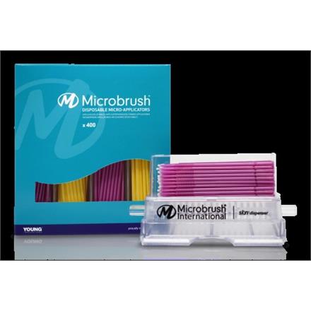 Microbrush Plus Applikatoren refill fein pink/gelb