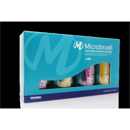 Microbrush Tube Series Applikatoren Fein pink/gelb