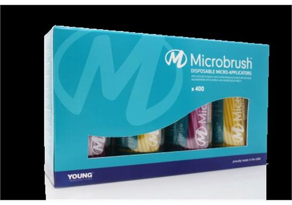 Microbrush Tube Series Applikatoren Fein pink/gelb
