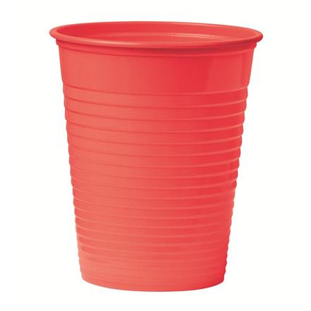 Mundspülbecher, PP, 180ml, Rot