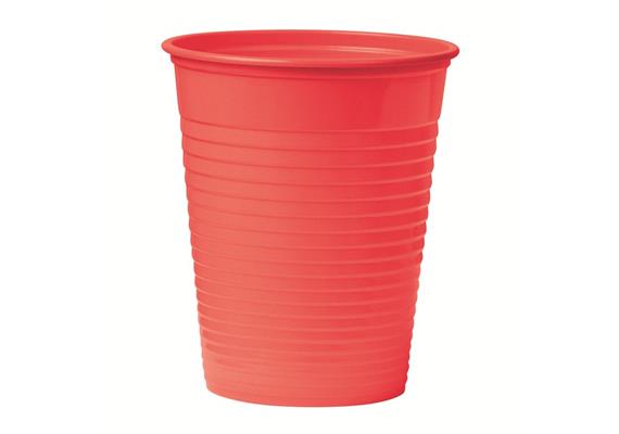Mundspülbecher, PP, 180ml, Rot