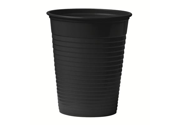 Mundspülbecher, PP, 180ml, Schwarz