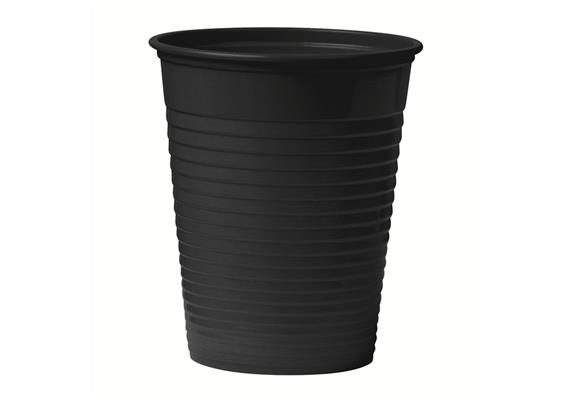 Mundspülbecher, PP, 180ml, Schwarz