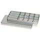NICHROMINOX Alu-Tray 12 Einteilungen 22x10.5x2cm