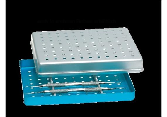 NICHROMINOX Deckel Alu silber 18x28cm perf.