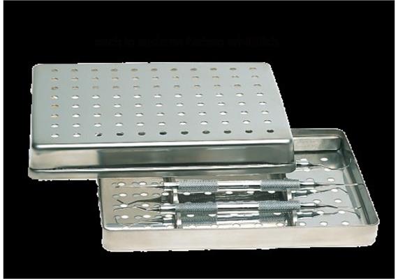 NICHROMINOX Deckel Edelstahl 14x18cm unperforiert