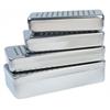 NICHROMINOX Edelstahl Box perforiert 18x9x3cm