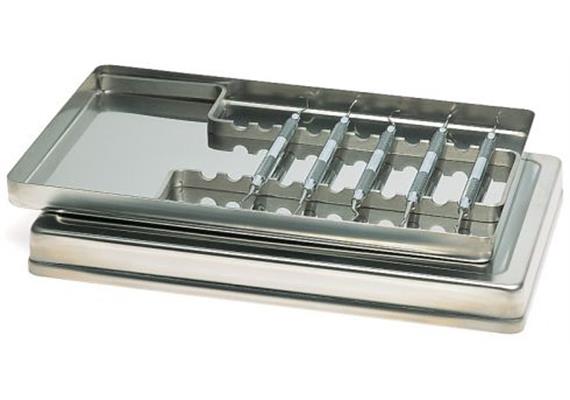 NICHROMINOX Instrumentenhalter Edelstahl 18x28cm