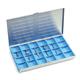 NICHROMINOX Kassette unterteilt 24er 12x21cm