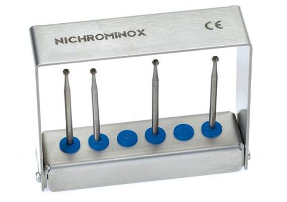 NICHROMINOX Plug'In 6 Bohrerständer blau
