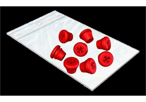 NICHROMINOX Silikonnoppen FG/WS rot