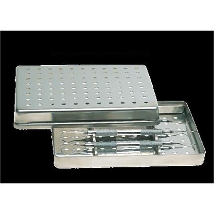 NICHROMINOX Unterteil Edelstahl 14x18cm perforiert