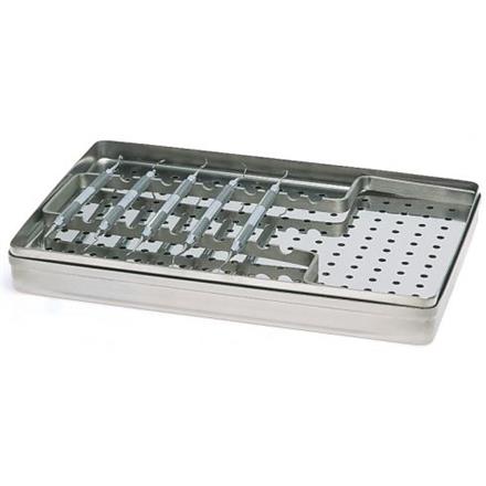 NICHROMINOX Unterteil Edelstahl 18x28cm perforiert