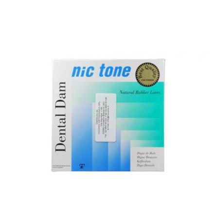 NicTone Dental Kofferdam 6x6 medium blau