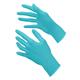Nitril Handschuhe oat coated + biodegradable, puderfrei laguna deep blue, M