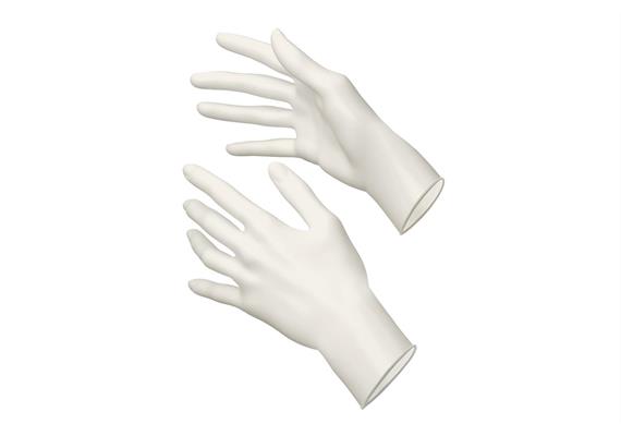 Nitril Handschuhe puderfrei, star white, S