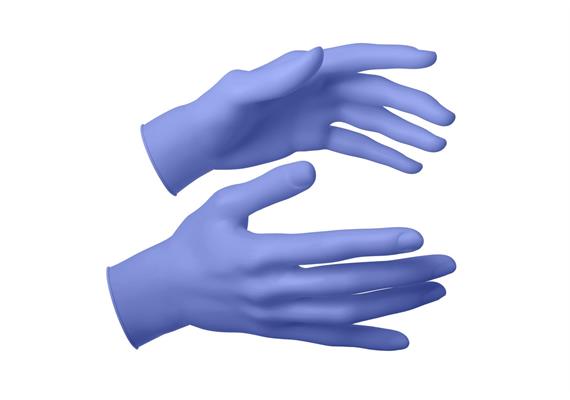 Nitril Handschuhe puderfrei, tender lavender, L