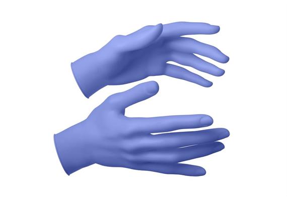 Nitril Handschuhe puderfrei, tender lavender, M