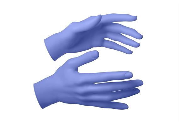 Nitril Handschuhe puderfrei, tender lavender, S