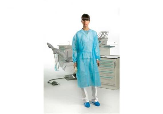 Omnia OP-Kittel blau steril 110cm