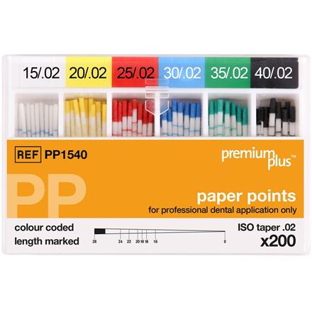 Papierspitzen ISO 35 Taper 2%